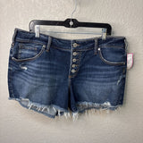 Silver WOMEN'S SHORTS 34